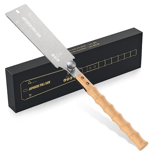 ss shovan Sega giapponese staccabile a mano sega a mano Ryoba da 23 cm sega per legno a doppio bordo progressiva 6-10/18 TPI sega a filo per lavorazione del legno, falegnami - Image 1