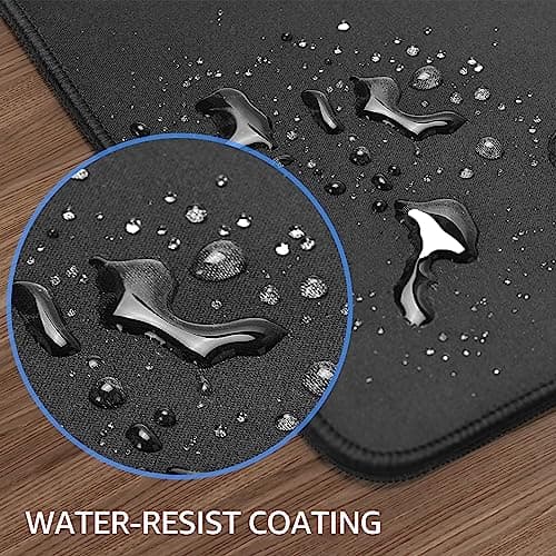KTRIO Large Gaming Mouse Pad Desk Mat for Gamer, 31.5" x 15.7", Black, XXL thumbnail 5