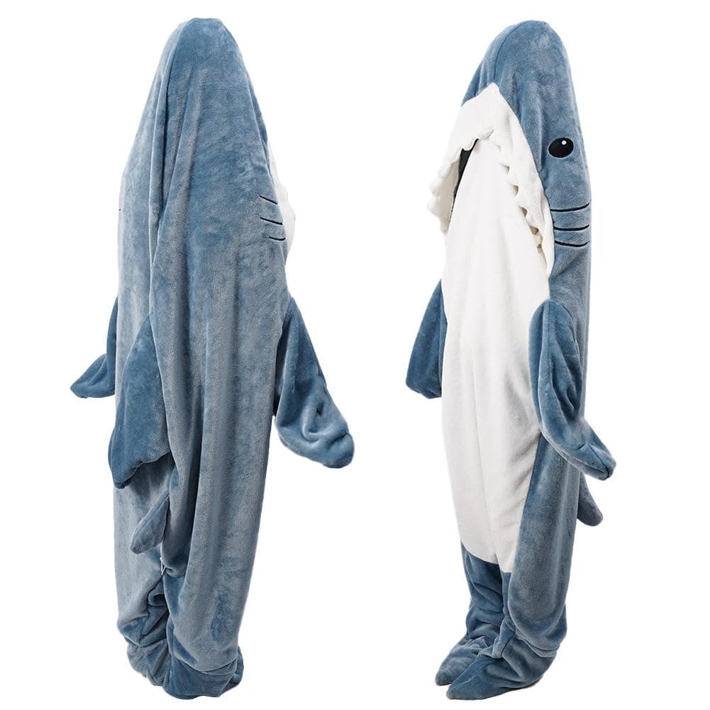 Shark Blanket Adult Wearable Blanket Bedspread, Onesie - Image 1