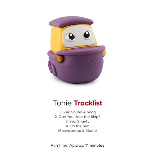 Tonies My First Travel Set - Airplane, Ship and Train Soft and Squeezable Audio Toy Figurines thumbnail 5