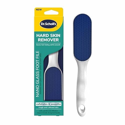 Dr. Scholl's Hard Skin Remover Nano Glass Foot File - Foot Callus Remover, Durable Foot Scrubber, Dead Skin Remover, Hygienic Pedicure Tool, Long Lasting Foot Buffer, Soft Smooth Feet - Image 1