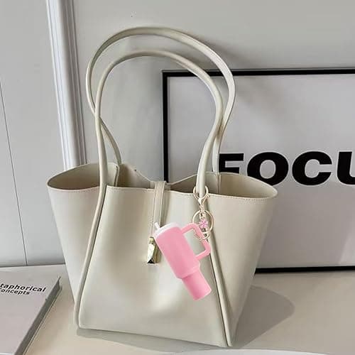 HONGXUNJIE HXJ Mini Tumbler Keychain Chapstick Holder, Key Chains Women Cute, Purse Charms for Handbag Backpack Bag thumbnail 7