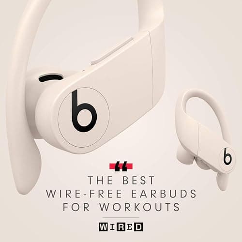 Beats Powerbeats Pro Wireless Earbuds - Apple H1 Headphone Chip, Class 1 Bluetooth Headphones, 9 Hours of Listening Time, Sweat Resistant, Built-in Microphone - Ivory thumbnail 2