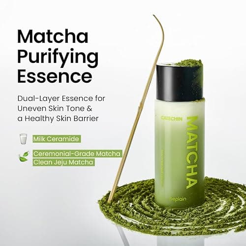 beplain Matcha Catechin Skin Purifying Essence for Face | Hydrating & Balancing Facial Essence for Glowy Skin | Suitable for Sensitive Skin | K-Beauty (5.07 fl oz / 150 ml) (Matcha Catechin Duo) thumbnail 3
