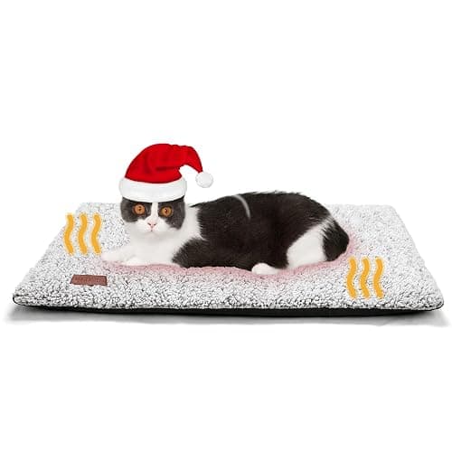 Self Warming Cat Bed Self Heating Cat Dog Mat 24 x 18 inch Extra Warm Thermal Pet Pad for Indoor Outdoor Pets with Removable Cover Non-Slip Bottom Washable Non Electric thumbnail 9