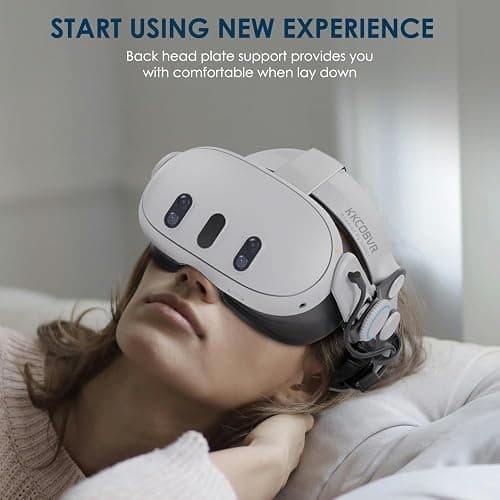 KKCOBVR Q3 PRO Battery Head Strap 10000mh Compatible with Quest 3/3S Extend 2-3H Usage Time Replacement Elite Head Strap Compatible with Quest 3/3S by Adjusting The Side Knobs thumbnail 6