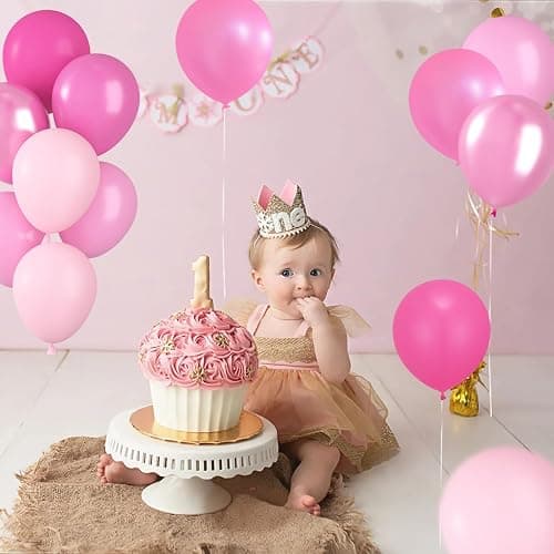 60 Stück Luftballons Rosa, Helium Ballons Matt Metallic Rosa, 12 Zoll Hellrosa Babyrosa Latex Ballons fur Mädchen Frauen Geburtstag Hochzeit JGA Brautparty Baby Shower Party thumbnail 7