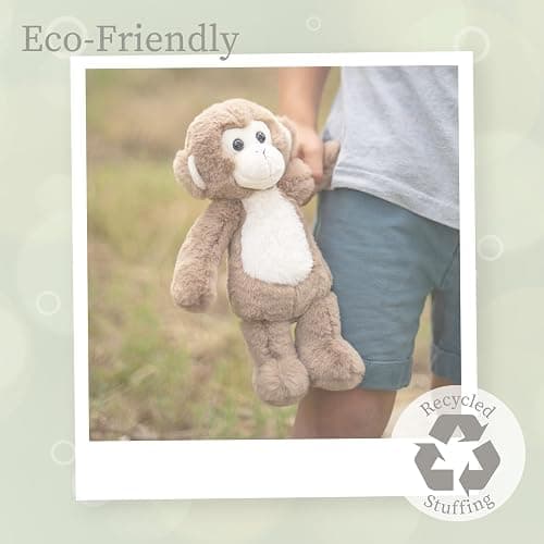 World's Softest Plush Stuffed Animal for Baby, Toddler, Kids, Adults - Adorable Toy Made from Kid-Friendly, Quality Materials - Lushee MoMo Monkey, 10" thumbnail 5