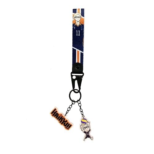 Haikyu - Tsukishima Keystrap and Keychain Bundle - Otaku thumbnail 2