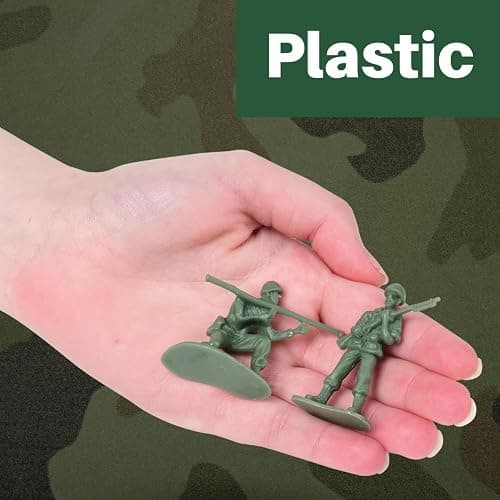 U. S. Toy DELUXE BAG OF CLASSIC TOY GREEN ARMY SOLDIERS - 36 Pc. (USTVL47) thumbnail 6