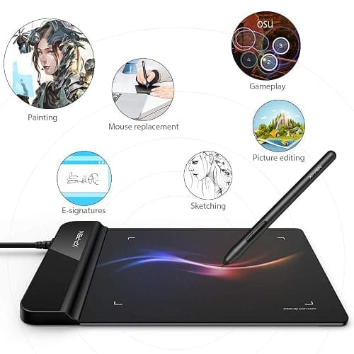 Drawing Tablet XPPen G430S OSU, Graphic Drawing Tablet with 8192 Levels Pressure Battery-Free Stylus, 4 x 3 inch Ultrathin, for OSU Game, Online Teaching Compatible with Window/Mac Black thumbnail 3