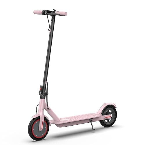 Roinside Electric Scooter - 8.5"/10'' Solid Tires, 350W/500W Motor, Up to 19-22MPH and 21-24Miles Long-Range Portable Commuting Scooter for Adults with Double Braking System and App