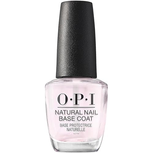 OPI Nail Lacquer Base Coat | Clear Nail Polish Base Coat |Chip Resistant, Protects Nails, Prevents Discoloration - Image 1