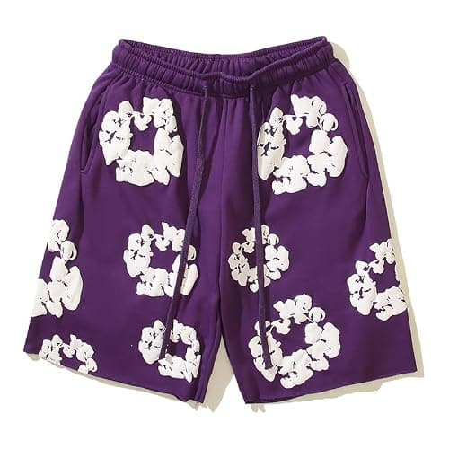 Sudiup Y2K Men's Shorts Women's Foam Sports Shorts Hip hop Pants thumbnail 5
