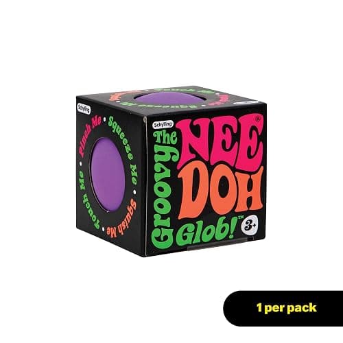 Schylling NeeDoh Original - Sensory Fidget Toy - Purple - Ages 3 to Adult , 1 Count ( Pack of 1) thumbnail 4