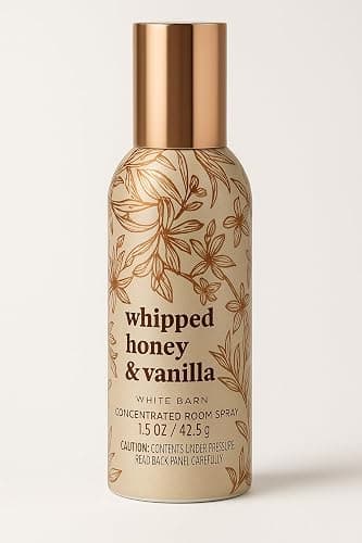 Bath & Body Works Whipped Honey & Vanilla Concentrated Room Spray 1.5 oz / 42.5 g – Rich Honey Drizzle with Floral Neroli and Whipped Vanilla Bean - Image 1