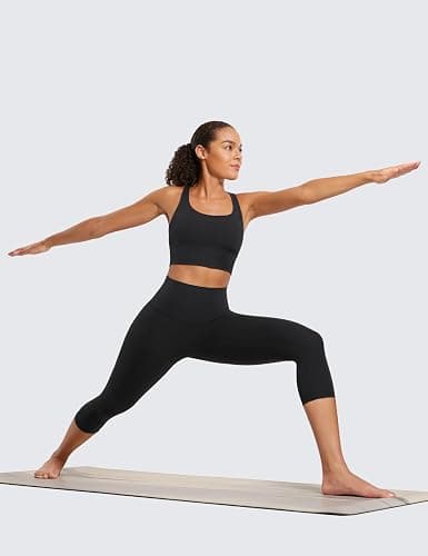 CRZ YOGA Butterluxe Capris 19'' | Extremely Soft, Gentle Compression, Yoga, High Waisted, for Women thumbnail 4