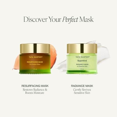 Tata Harper Resurfacing Mask, Instant Glow Face Mask, Gentle Exfoliating Face Mask, Enzyme Mask, Natural Skincare, 30ml thumbnail 8