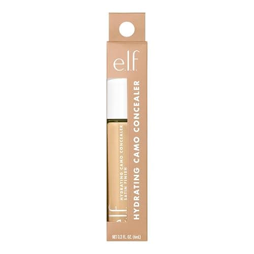 e.l.f. Hydrating Camo Concealer, Satin Finish, 25 Shades, All-Day Wear, Medium Neutral with warm undertones, 0.2 Fl Oz - 0.2 Fl Oz (Pack of 1) - Medium Neutral - Warm undertones thumbnail 4