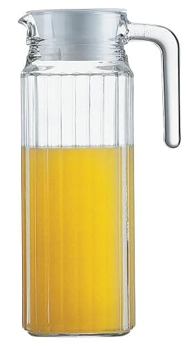 Luminarc ARC 70361 Quadro Krug, Kühlschrankkrug mit Deckel, 1.1 Liter, Glas, transparent, 1 Stück (Packung mit 2) thumbnail 5