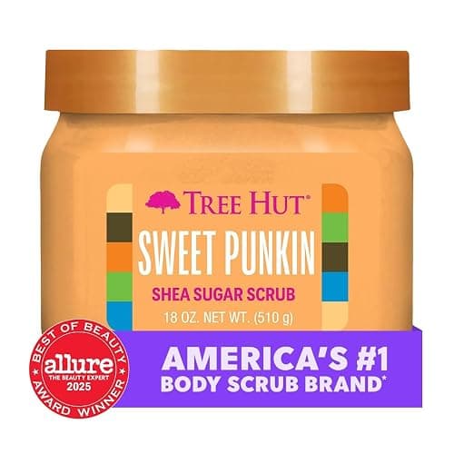 Tree Hut Shea Sugar Scrub, Sweet Punkin, 18 Fl Oz | Exfoliating Body Scrub Removes Dead, Dry Skin for a Soft & Hydrated Feel, Nourishing Essential Body Care thumbnail 6