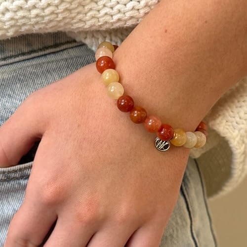 Wendy Kleiner Crystal Bracelet and Crystal Bracelet Stack – Healing Stone Beads – Small Size Beads - Spiritual Energy Jewelry – Elastic, Unisex, Gift-Ready thumbnail 5