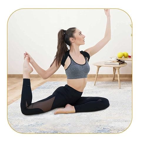 HLOES Posture Corrector for Women and Men,Adjustable Upper Back Brace, Breathable Back Support straightener, Providing Pain Relief from Lumbar, Neck, Shoulder, and Clavicle, Back. thumbnail 4