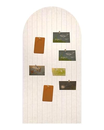 Foldable Cork Board, 0.9 cm Thick Large Felt Bulletin Board with Adhesive Sticker, Round Edges Wall Panels for Office Bedroom Living Room, Decorative Board for Pictures Notes (Beige, 120x60 cm) - Image 1