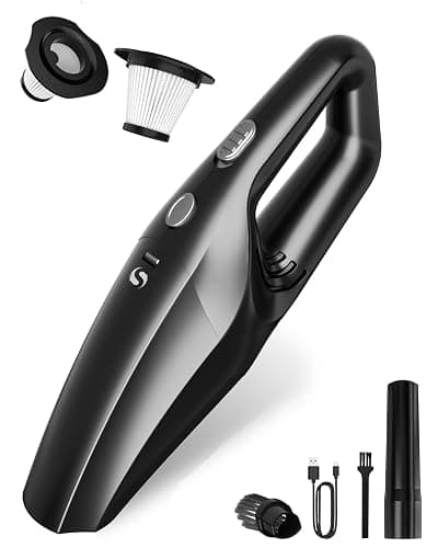 SERVOMASTER Handheld Vacuum Cordless, Car Vacuums Powerful with Rechargeable Battery, Portable Hand Held Vacuum Cordless with Washable HEPA Filter, Mini Vacuums Kit for Men and Women - Image 1