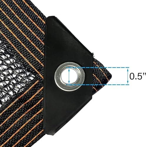 winemana 40% Black Shade Cloth, 10 x 20 FT Durable Mesh Tarp with Grommets, Resistant Garden Sun Shade Netting, Shading Antifreezing for Pergola, Greenhouse, Plants Growing, Chicken Coop thumbnail 4