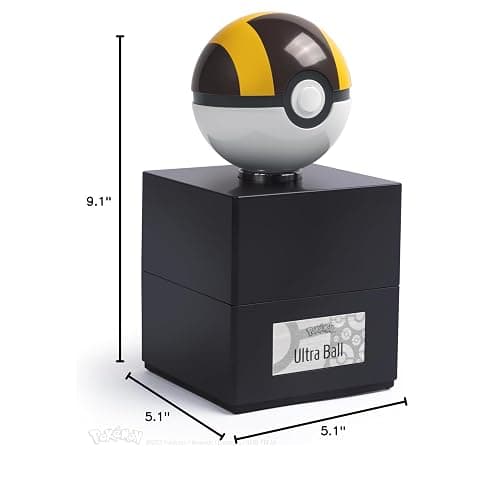 The Wand Company Original Poké Ball Authentic Replica - Realistic, Electronic, Die-Cast Poké Ball with Display Case Light Features – Officially Licensed by Pokémon thumbnail 2