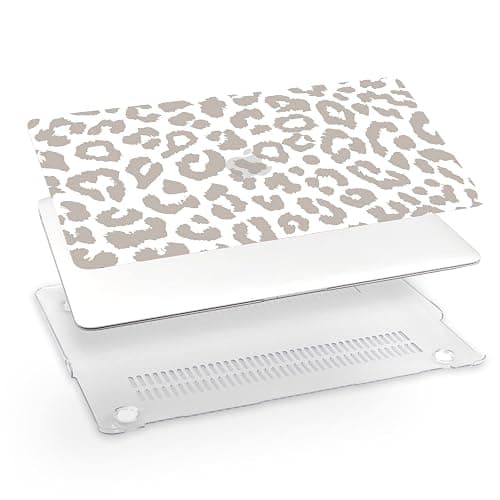 GABraden Compatible with MacBook pro 13 inch Case,2020 2019 2018 2017 2016(A2338 M1/A2159/A2251/A2289/A1989/A1706) with Touch ID and 2 Pack Keyboard Protectors,Laptop Hard Shell（Grey Leopard Cheetah） thumbnail 5