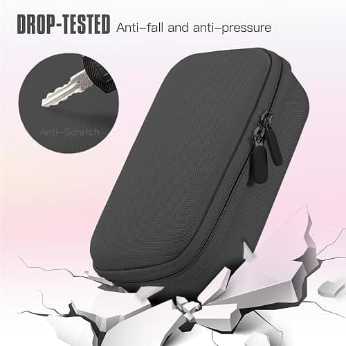 Seracle Camera Bag Carrying Case Compatible with Canon G7X Mark III/ G7X Mark II Digital Camera, Hard Bag Suitable for Travel and Home Storage (Black) thumbnail 3