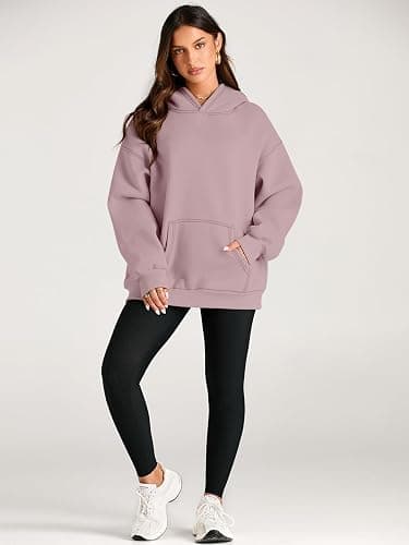 Trendy Queen Womens Oversized Hoodies Fleece Sweatshirts Fall Fashion 2025 Pullover Sweaters Winter Clothes thumbnail 5
