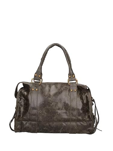 Gave Lux, Damen-Schultertasche aus echtem Wildleder. Handgefertigtes Produkt. Hergestellt in Italien, GLX220609023FBG, helles Leder, 41 x 28 x 13 cm thumbnail 4