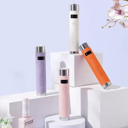 Handheld UV Light for Gel Nails: Flash Cure Hand Held AI UV Led Nail Lamp with Stand-Mini Fast Dry Single UV Lamp Pen with Auto Sensor for Manicure Home Salon (White) thumbnail 8