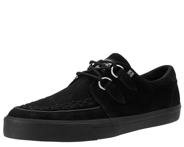 TUK Suede Creeper Sneaker Shoes for Women and Men, D Ring Lace Up Shoes thumbnail 4