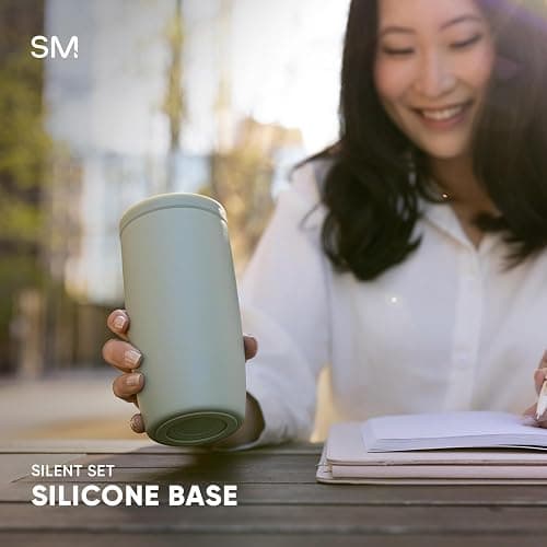 Simple Modern Travel Coffee Mug Tumbler with 360° Lid | Ceramic-Lined Insulated Stainless Steel Cold Brew Iced Coffee Cup | Gifts for Women Men Her Him | Voyager Signature | 16oz | Forest thumbnail 7