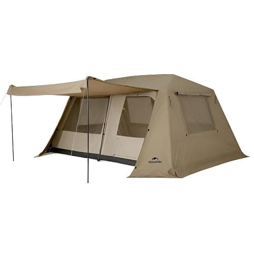 Naturehike Village Lite Camping Tent, 60S Easy Setup Instant Tents for Camping, Double Layer 4/8 Person Tent with with Full Rainfly - Image 1