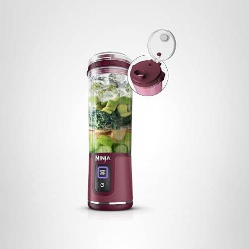 Ninja BC151CR Blast Portable Blender, Cordless, 18oz. Vessel, Personal Blender-for Shakes & Smoothies, BPA Free, Leakproof-Lid & Sip Spout, USB-C Rechargeable, Dishwasher Safe Parts, Cranberry Red thumbnail 14