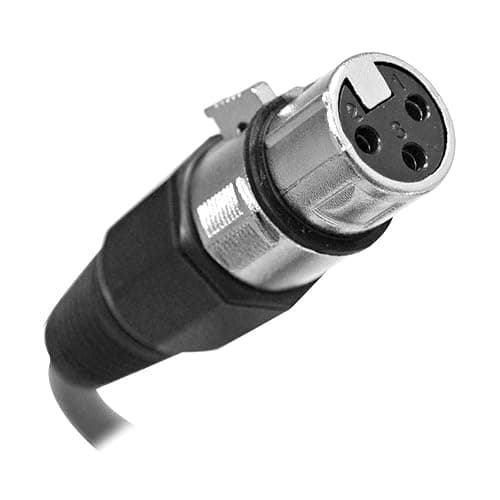 Seismic Audio White 100 Foot XLR Cable-100' Microphone Cord Mic (SAXLX-100White) thumbnail 3