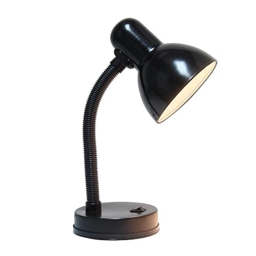 Simple Designs LD1003-BLK Basic Desk Lamp, Black thumbnail 5