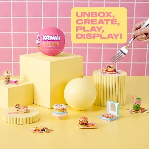 Mini Brands Mini Create Kawaii Kitchen Capsule Series 1 (2 Pack) by ZURU – Includes Accessories to Assemble 10 Collectible Kawaii Foods, Suitable for Kids, Teens, and Adults thumbnail 2