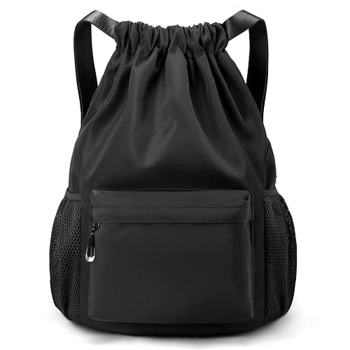 Drawstring bag for gym with wider straps for comfort  - Image 1