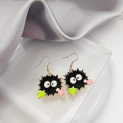 1 Pair Spirited Away Soot Sprites Earrings  thumbnail 7