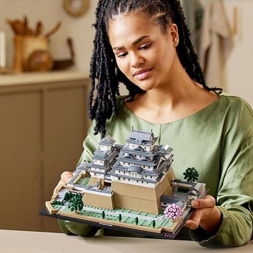 QYEHF Architecture Castillo de Himeji, construye y exhibe Este Modelo Coleccionable para Adultos, Regalo Divertido para los Amantes de Japón, Famosos thumbnail 2