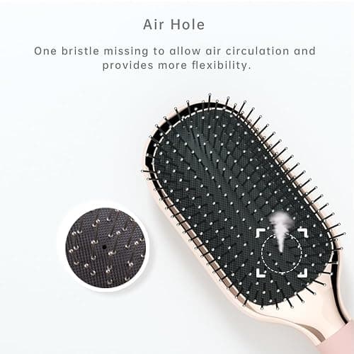 Melbang Hair Brush for Thick Curly Thin Long Short Wet or Dry Hair Adds Shine and Makes Hair Smooth Hair Comb Paddle Hair Brush for Men Women Kid thumbnail 3