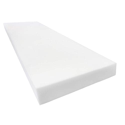 QOMFY 1" Height x 12" Width x 72" Length 1.8 Density 44ILD (Firm) Upholstery Foam Cushion Made in USA - 1" x 12" x 72" thumbnail 3
