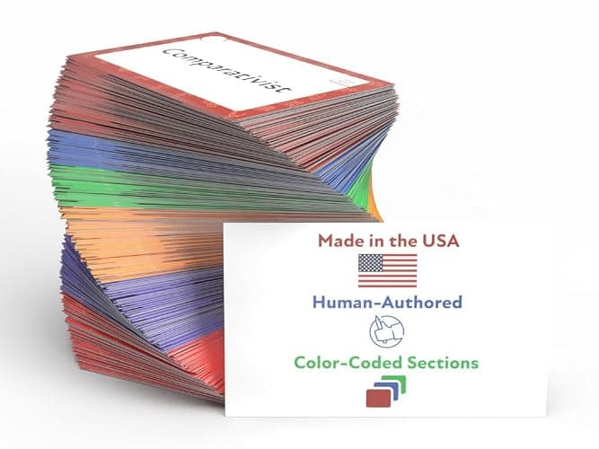 AP Comparative Government and Politics Study Cards 2026-2027: Review and Practice Test Questions for the AP Comp Gov Exam [Full Color Cards] thumbnail 4