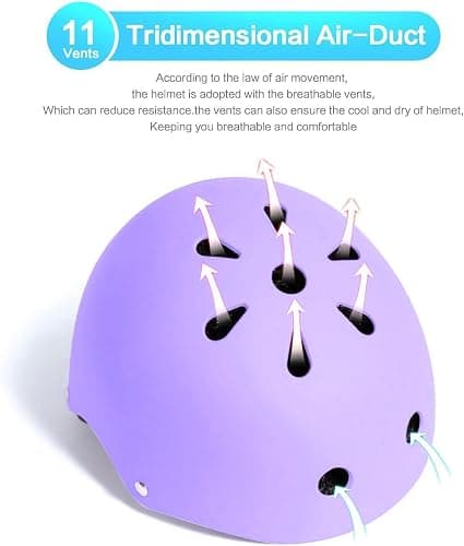 Color Gradient Adjustable Kids Bike Helmet Toddler Helmets for 3-5-8-14 Years Kids Girls Boys Youth Bicycle Helmet for Scooter Balance Bike Roller Skating Skateboard thumbnail 5